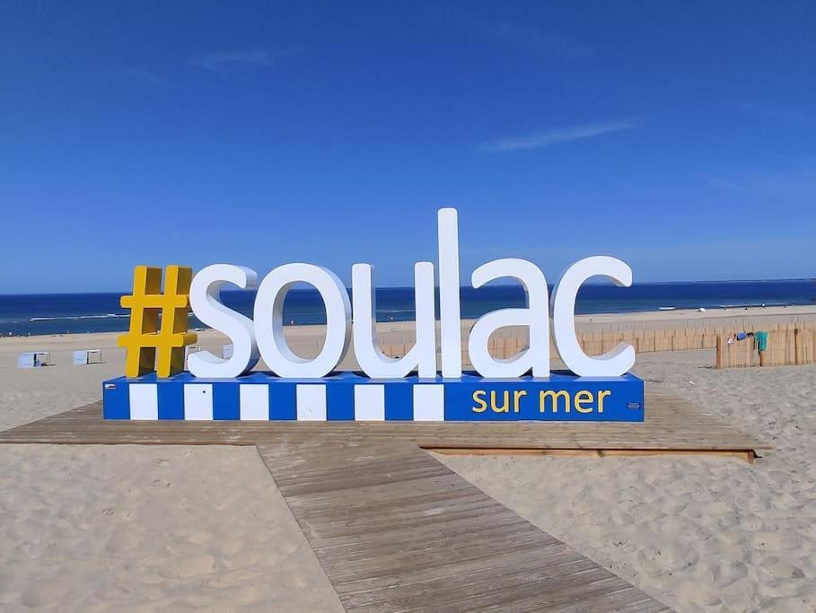 Maison 3 Chambres Avec Piscine Proche Plage Soulac-sur-Mer Exteriör bild